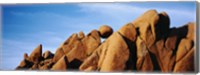 Framed Close-up of rocks, Mojave Desert, Joshua Tree National Monument, California, USA
