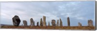 Framed Rocks on a landscape, Callanish Standing Stones, Lewis, Outer Hebrides, Scotland