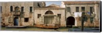 Framed Boats in a canal, Grand Canal, Rio Della Pieta, Venice, Italy