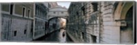 Framed Bridge on a canal, Bridge Of Sighs, Grand Canal, Venice, Italy