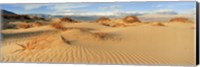 Framed Sand dunes in a national park, Mesquite Flat Dunes, Death Valley National Park, California, USA