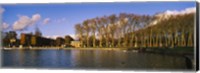 Framed Trees along a lake, Chateau de Versailles, Versailles, Yvelines, France