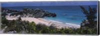 Framed High angle view of a beach, Bermuda