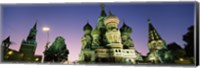 Framed Low angle view of a cathedral, St. Basil's Cathedral, Red Square, Moscow, Russia