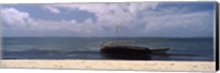 Framed Dhows in the ocean, Malindi, Coast Province, Kenya