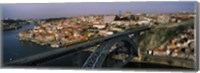 Framed Bridge across a river, Dom Luis I Bridge, Duoro River, Porto, Portugal