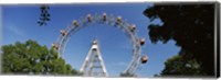 Framed Prater Park Ferris wheel, Vienna, Austria