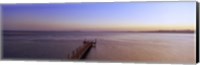 Framed Pier in the sea, Ras Um Sid, Sharm al-Sheikh, Sinai Peninsula, Egypt