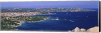 Framed Island in the sea, Capo D'Orso, Palau, Sardinia, Italy