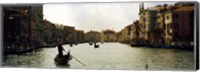 Framed Gondolas in the canal, Grand Canal, Venice, Veneto, Italy