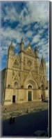 Framed Facade of a cathedral, Duomo Di Orvieto, Orvieto, Umbria, Italy