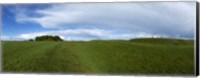 Framed Hill of Tara, Showing a Distant Lia Fail Stone, County Meath, Ireland