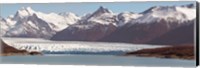 Framed Moreno Glacier, Argentino Lake, Argentine Glaciers National Park, Santa Cruz Province, Patagonia, Argentina