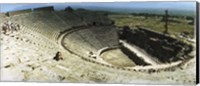 Framed Ancient theatre in the ruins of Hierapolis, Pamukkale,Turkey (horizontal)