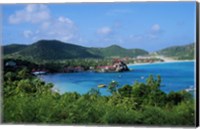 Framed Resort setting, Saint Barth, West Indies.