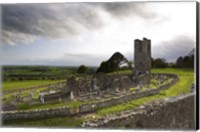 Framed Remains of the Church on St Patrick's Hill, Slane, Co Meath, Ireland