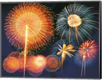 Framed Ignited fireworks