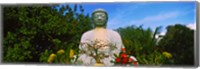 Framed Low angle view of a Buddha statue, Lahaina Jodo Mission, Maui, Hawaii, USA