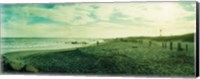 Framed Clouds over the Atlantic ocean, Fort Tilden Beach, Fort Tilden, Queens, New York City, New York State, USA