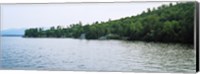 Framed View from a boat, Lake George, New York State, USA