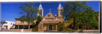 Framed Facade of a church, San Felipe de Neri Church, Old Town, Albuquerque, New Mexico, USA