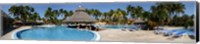 Framed Swimming pool of a hotel, Varadero, Matanzas, Cuba