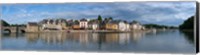 Framed Medieval town at the waterfront, St. Goustan, Auray, Gulf Of Morbihan, Morbihan, Brittany, France