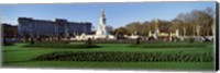 Framed Queen Victoria Memorial at Buckingham Palace, London, England