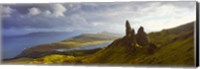 Framed Clouds over the Old Man of Storr, Portree, Isle Of Skye, Inner Hebrides, Highlands Region, Scotland