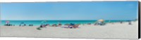 Framed People on the beach, Venice Beach, Gulf Of Mexico, Venice, Florida, USA