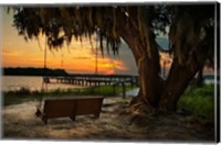 Framed Savannah Sunset