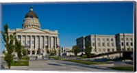 Framed Facade of a Government Building, Utah State Capitol Building, Salt Lake City, Utah