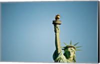 Framed Low angle view of the Statue Of Liberty, Liberty Island, New York City, New York State, USA