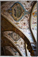 Framed Vaulted ceiling of the Antiquarium, Residenz, Munich, Bavaria, Germany