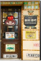 Framed American Starbucks cafe, Zhongyang Dajie, Daoliqu Russian Heritage Area, Harbin, Heilungkiang Province, China