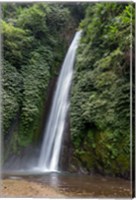 Framed Waterfall near Munduk, Gobleg, Banjar, Bali, Indonesia