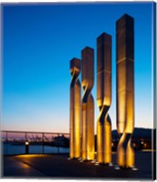 Framed Ricardo Bofill Sculptures at a Hotel, Barcelona, Catalonia, Spain