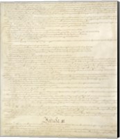 Framed Constitution of the United States II