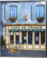Framed Cafe De France