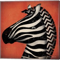 Framed 'Zebra WOW' border=