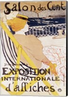 Framed Poster advertising the 'Exposition Internationale d'Affiches', Paris, c.1896