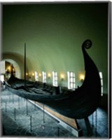 Framed Oseberg Ship Viking Ship Museum Oslo Norway
