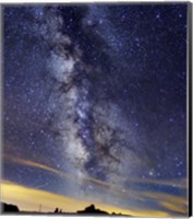 Framed Milky Way in Serra da Estrela, Portugal