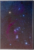 Framed Orion constellation