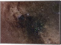 Framed Widefield view of star flux in Cygnus