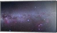 Framed Mosaic of the southern Milky Way from Orion to Vela