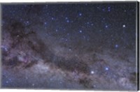 Framed constellation of Centaurus and its dark lanes of nebulosity