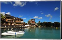 Framed Anchored Boats, Grand Baie, Mauritius