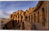 Framed Ancient Roman Amphitheater, El Jem, Tunisia