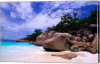 Framed Beach, La Digue in the Seychelle Islands